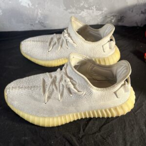 size 10 adidas yeezy boost 350 v2 low cream white / triple white