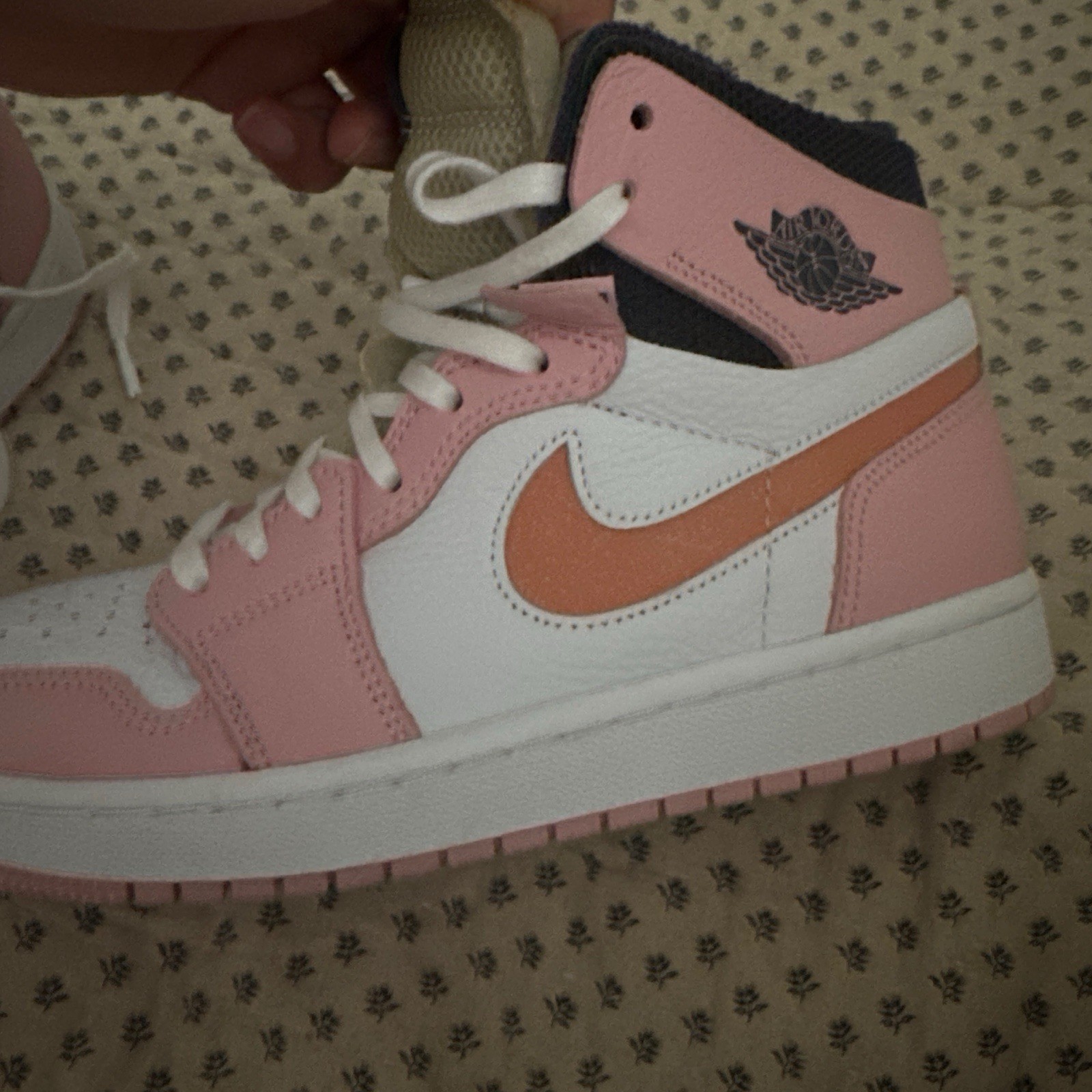 jordan air jordan 1 zoom air high top leather lace up colorblock sneakers jordan air jordan 1 zoom air high top leather lace up colorblock sneakers
