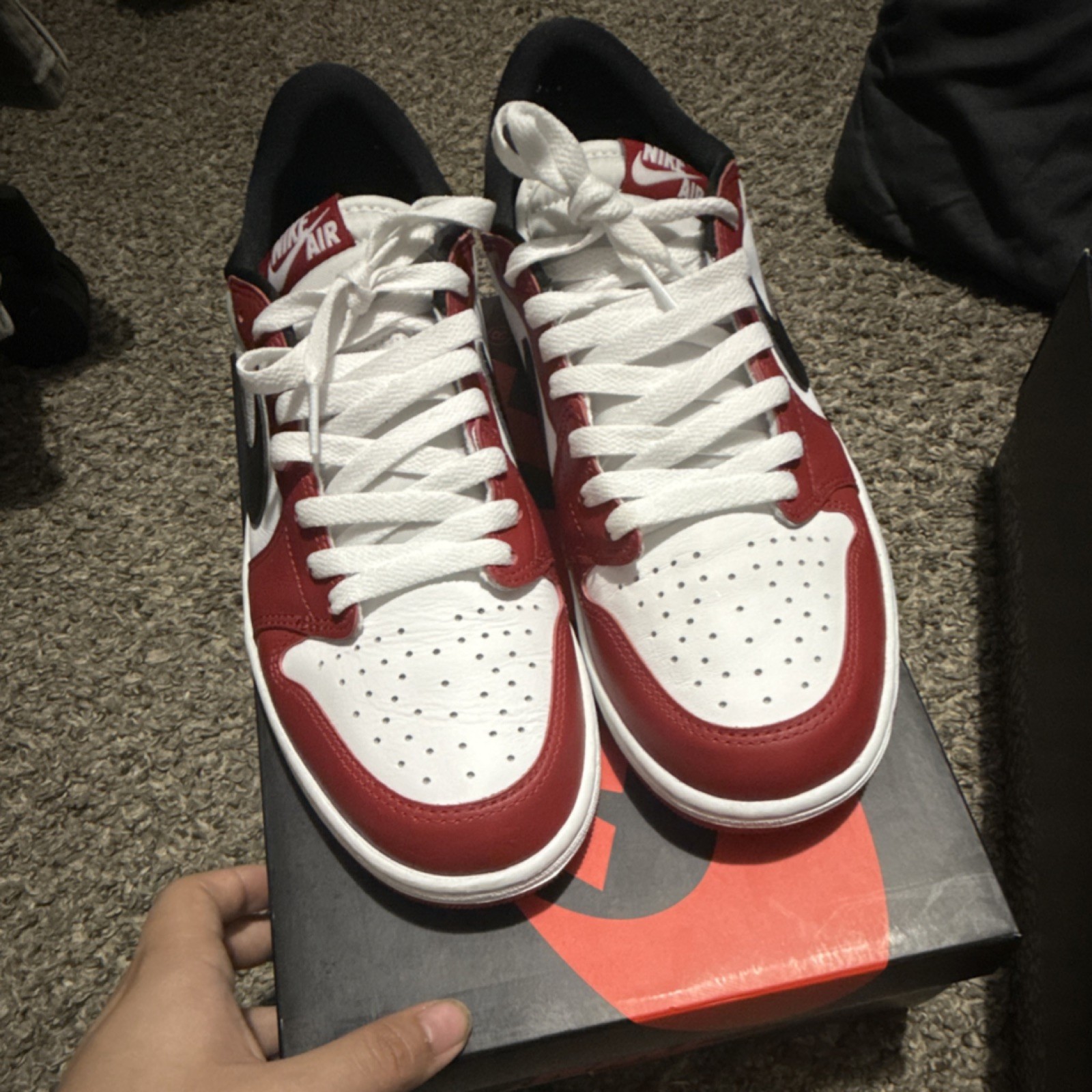 jordan air jordan 1 retro low og chicago 2025 varsity red hq6998 600 leather jordan air jordan 1 retro low og chicago 2025 varsity red hq6998 600 leather