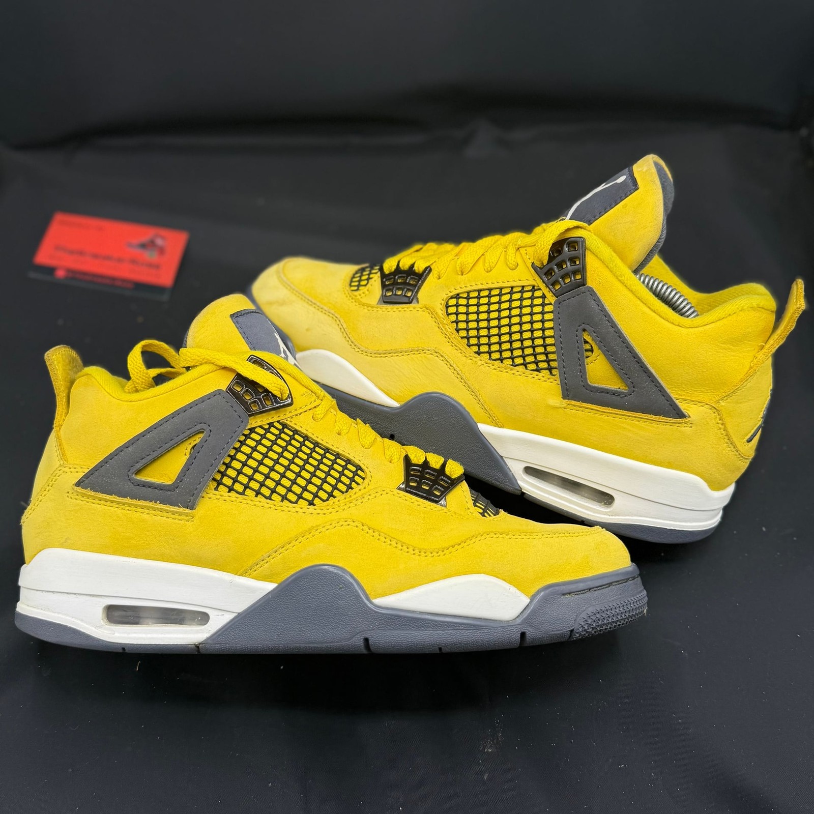 nike air jordan 4 retro lightning yellow sz 8.5 clean used ct8527 700 nike air jordan 4 retro lightning yellow sz 8.5 clean used ct8527 700
