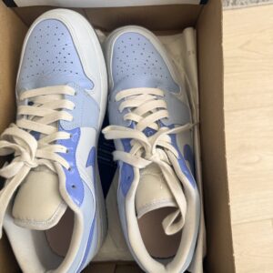 air jordan 1 low se 'mighty football grey/ ghost/aluminum/polar
