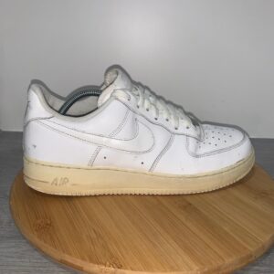 nike air force one af1 low men’s size 11 triple white sneaker shoes 315122 111