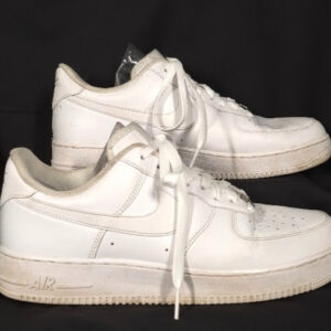 nike air force 1 triple white athletic shoes sneakers mens 10.5 low cw2288 111