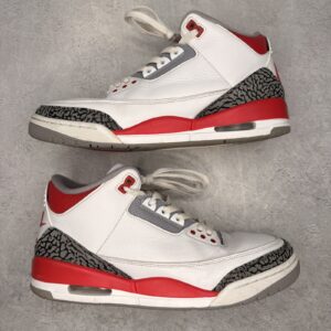 size 10.5m/12w jordan 3 retro fire red (2022) *pre owned* size 10.5 dn3707 160