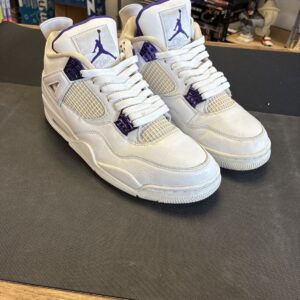 size 11 jordan 4 retro mid purple metallic