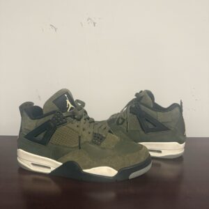 nike air jordan 4 retro se craft "medium olive” size 9 men’s