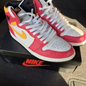 nike air jordan 1 retro high fusion chiefs men sz 11.5: 555088 603