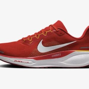 nike air zoom pegasus 41 kansas city chief running shoes fz5079 600 sz 12.5 new