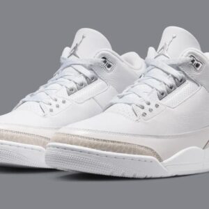 nike air jordan iii 3 pure money nwb 8 retro platinum jumpman ct8532