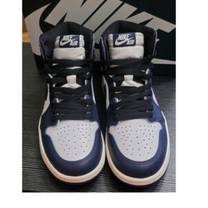 nike air jordan 1 retro high og midnight navy unc toe white navy dz5485 400
