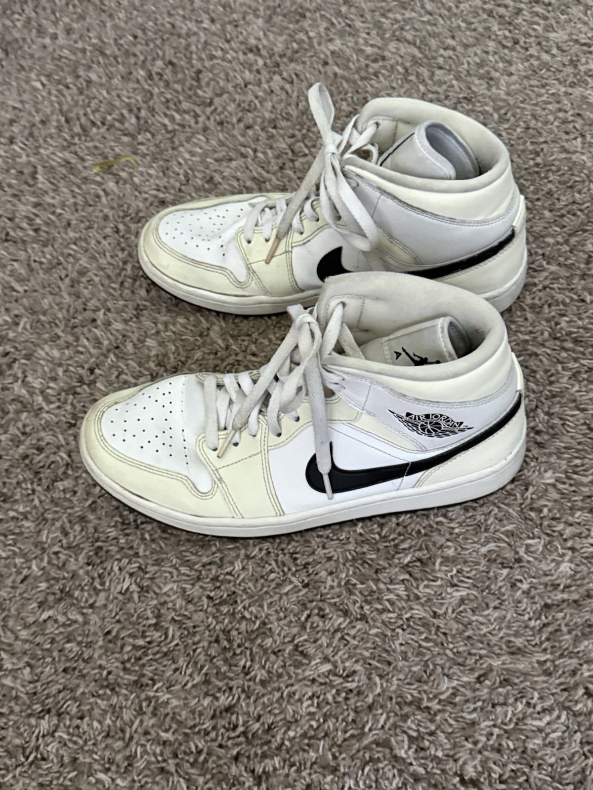 jordan air jordan 1 retro high og white black women leather high top sneakers 10 jordan air jordan 1 retro high og white black women leather high top sneakers 10