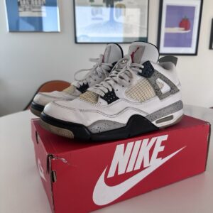 air jordan white cement 4 og 2016 nike air sz 10.5 authentic aj4 840606 192