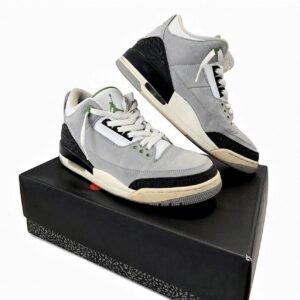 jordan air jordan 3 retro chlorophyll 2018 light smoke grey green 136064 006