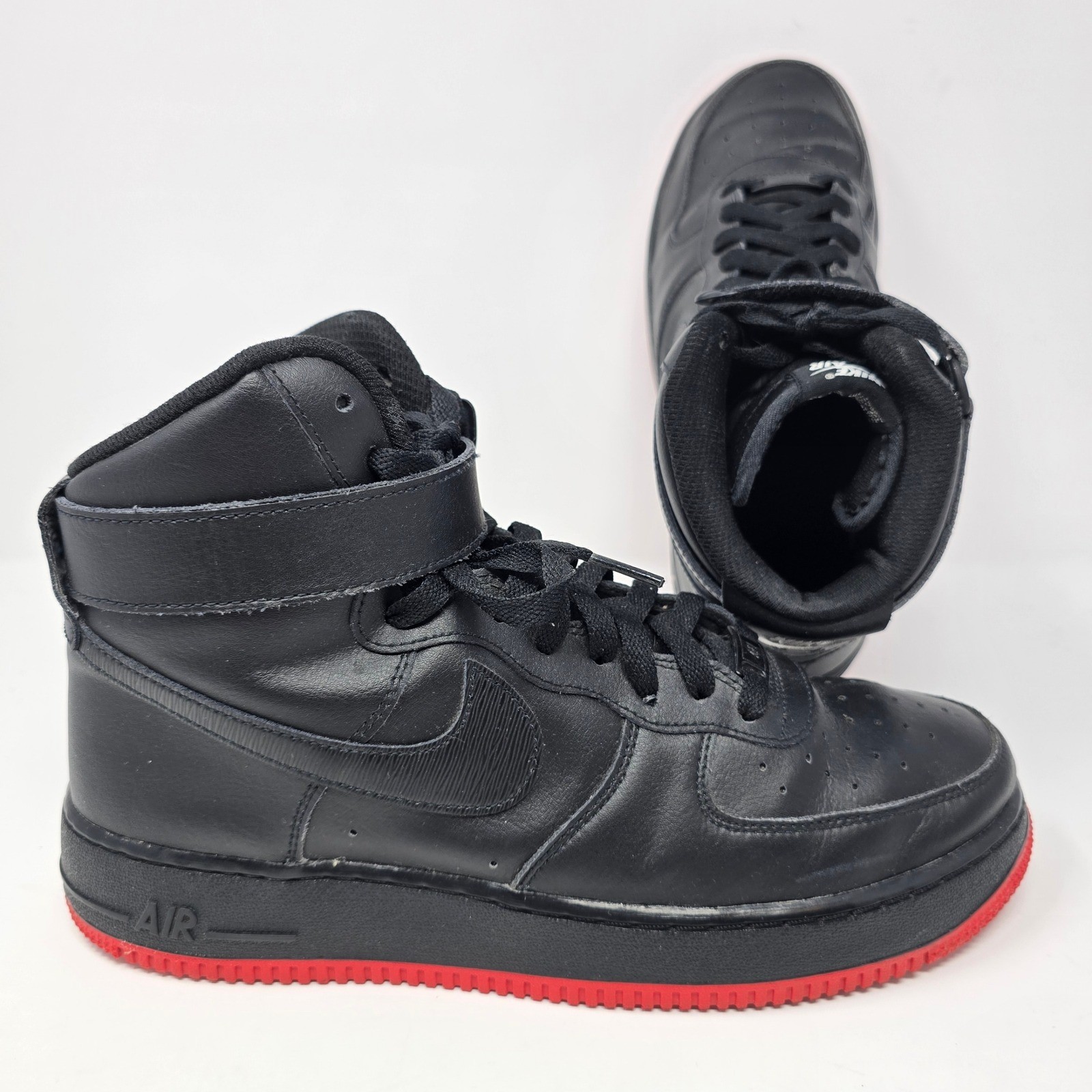 nike air force 1 high 07 mens 9.5 black red aq3771 994 sneakers high top shoes nike air force 1 high 07 mens 9.5 black red aq3771 994 sneakers high top shoes