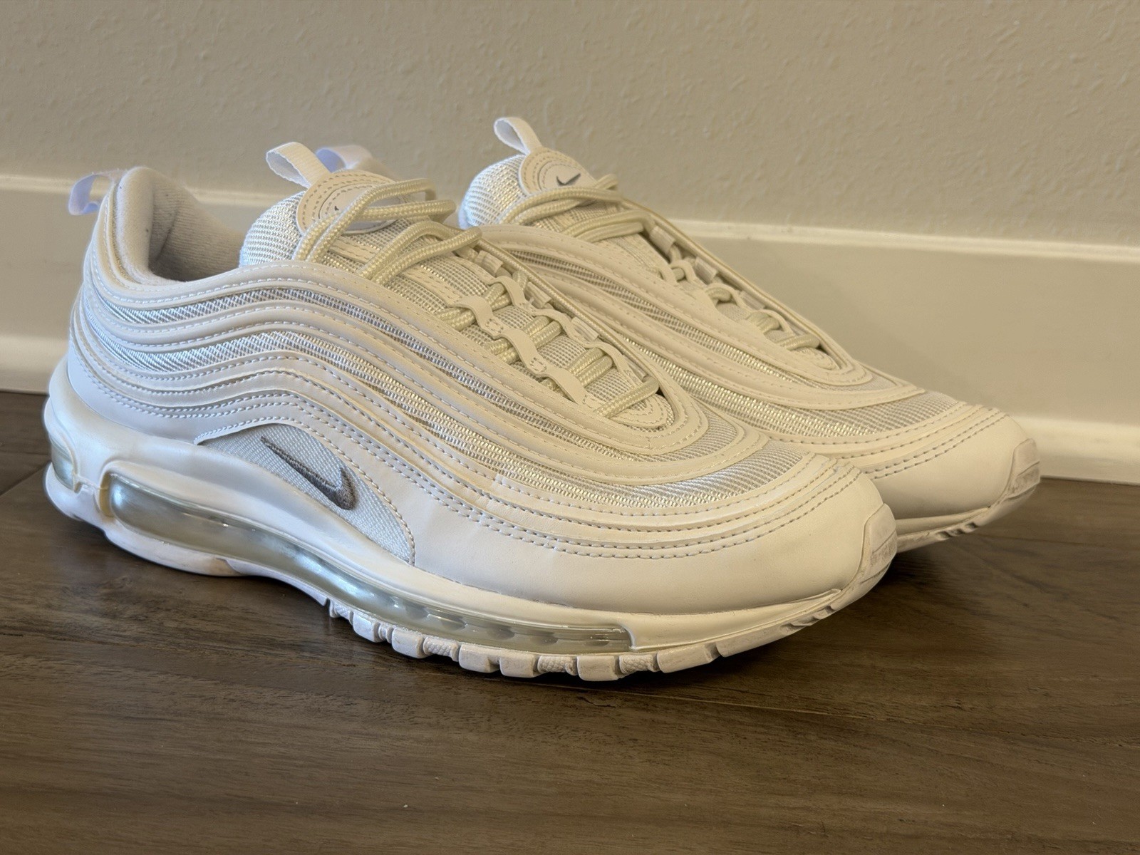 nike air max 97 next nature triple white 921826 101 men size 8.5 shoes sneakers nike air max 97 next nature triple white 921826 101 men size 8.5 shoes sneakers
