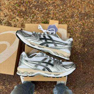asics gel kayano 14 white graphite grey all sizes