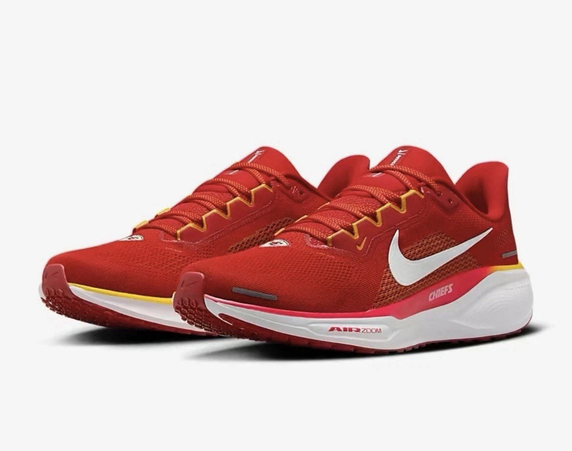 nike air zoom pegasus 41 kansas city chief running shoes fz5079 600 sz 12.5 new nike air zoom pegasus 41 kansas city chief running shoes fz5079 600 sz 12.5 new