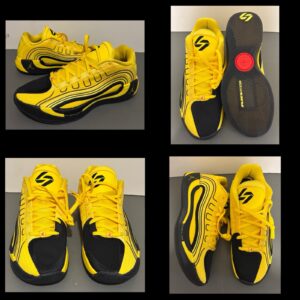 nike air jordan luka 4 q54 quai 54 tour yellow strike men’s sz 15 new no box