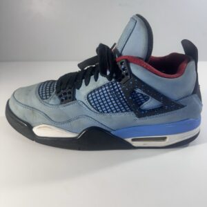 air jordan 4 retro travis scott cactus jack blue 308497 406 size 10.5
