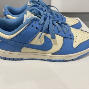 used! blue/cream white nike low dunks size 8.5 men’s.