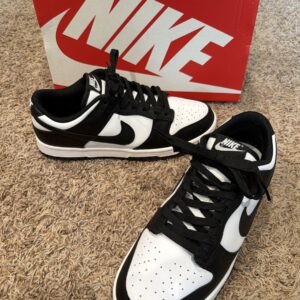 new! nike dunk low “panda” black/white #dd1391 100 men’s sz 8 women’s sz 9.5
