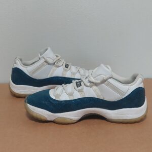 air jordan 11 retro low snakeskin white black navy cd6846 102 size 12