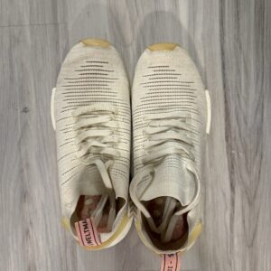 adidas nmd r1 primeknit s80524 white/beige/pink low top lace up sneaker