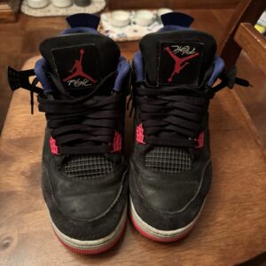 size 10.5 air jordan 4 retro rare air white lettering
