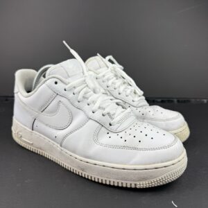 nike mens air force 1 07 cw2288 111 white casual shoes sneakers size 8.5
