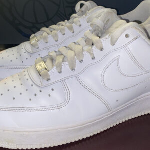 nike air force 1 '07 low triple white leather sneakers men’s cw2288 111