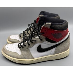 nike air jordan 1 retro high og light smoke grey 555088 126 mens sneakers sz 9.5