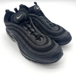 nike air mens 15 air max 97 all triple black retro sneakers sneakerhead trainers