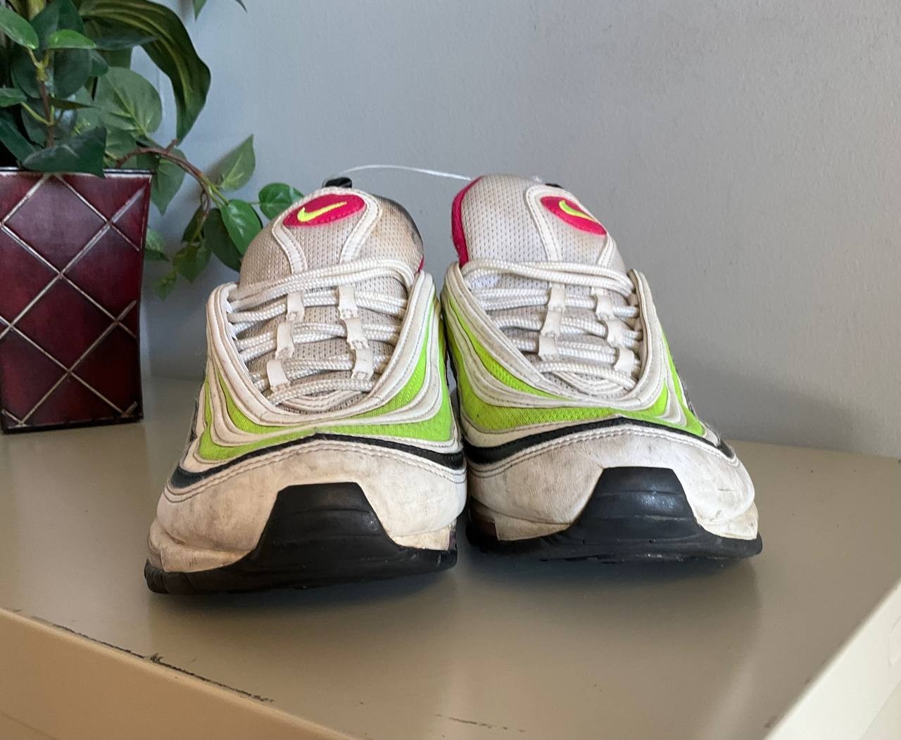 nike air max 97 athletic shoes volt neon glow rush pink c19871 100 mens 10.5 nike air max 97 athletic shoes volt neon glow rush pink c19871 100 mens 10.5