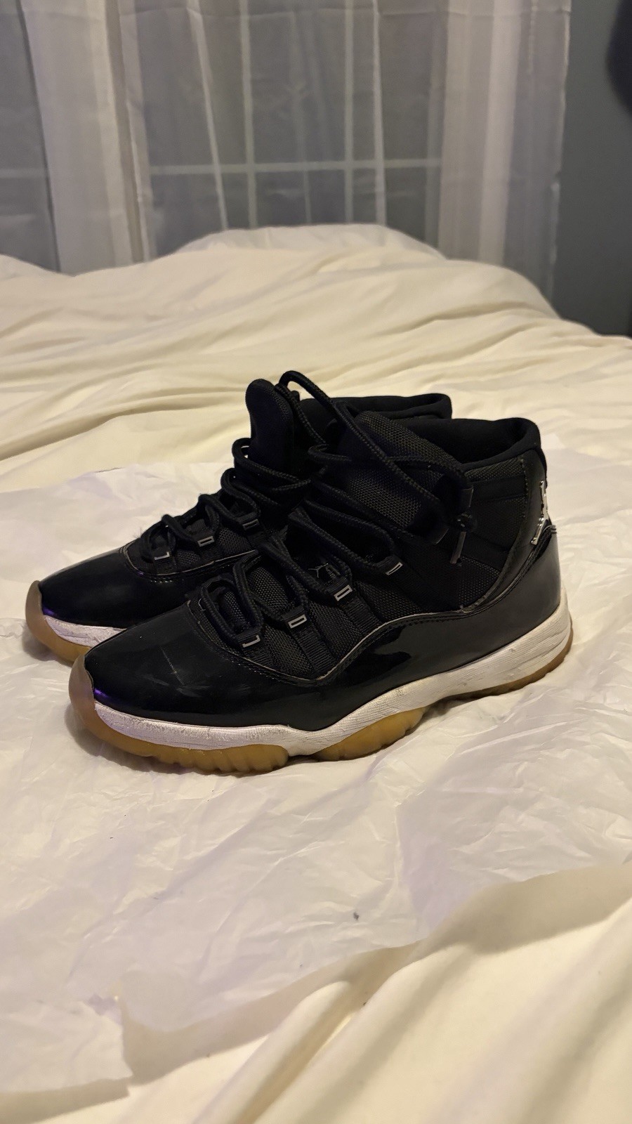 jordan air jordan 11 black purple white men's mid top sneakers jordan air jordan 11 black purple white men's mid top sneakers