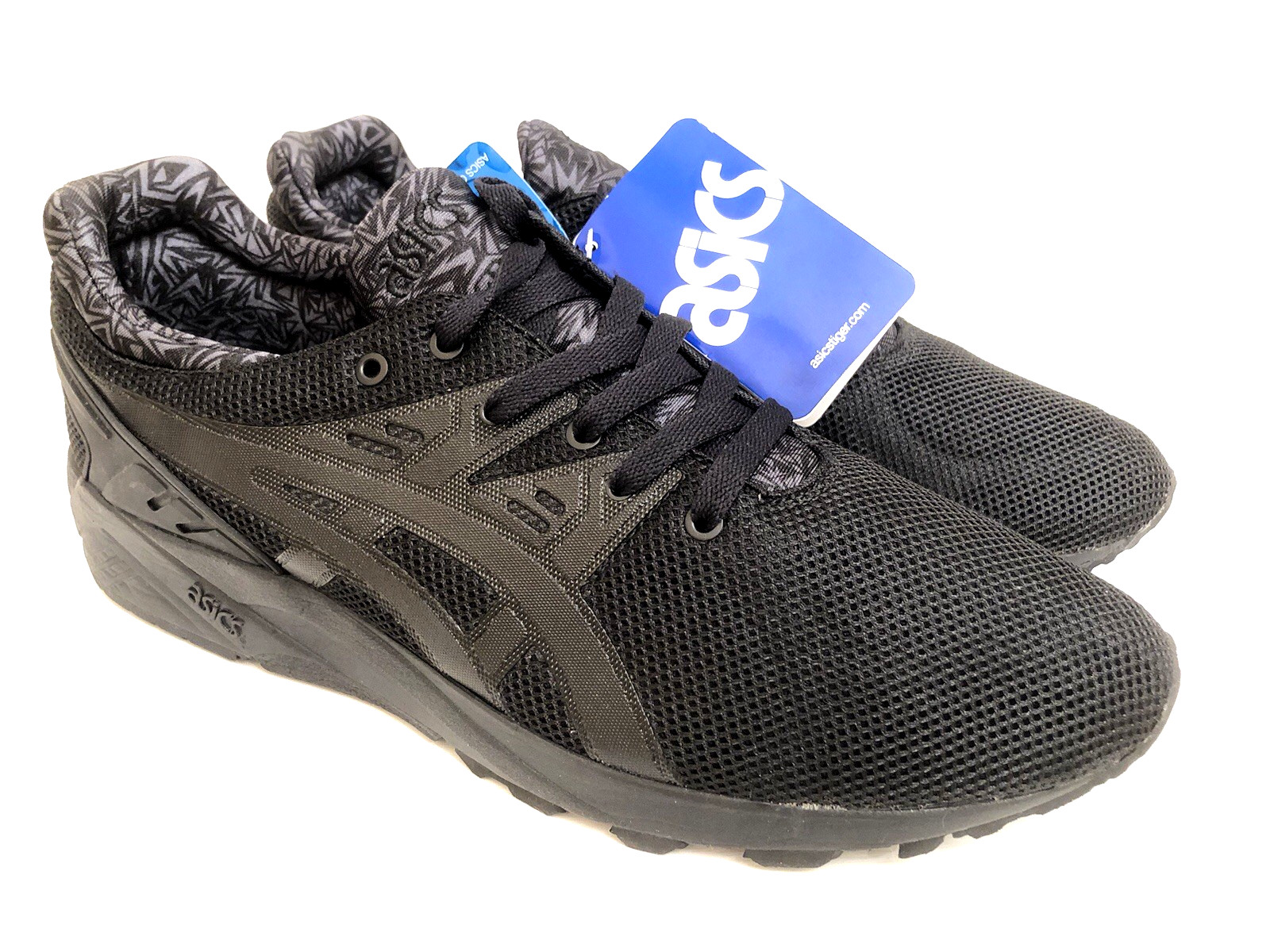 brand new asics gel kayano trainer size 9.5 men's black on black h51dq w/ tags brand new asics gel kayano trainer size 9.5 men's black on black h51dq w/ tags