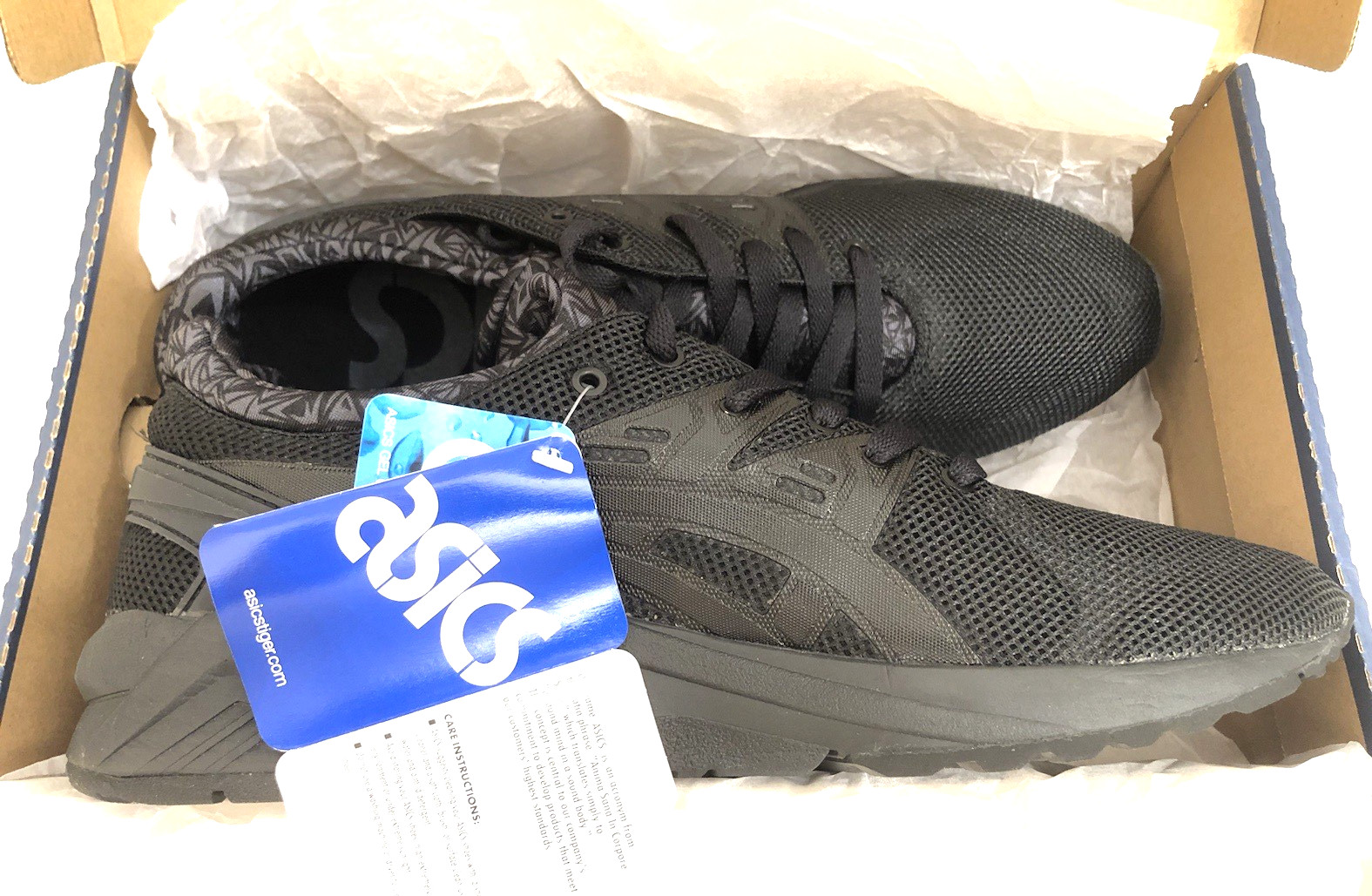 new in box asics gel kayano trainer evo size 10 men's black on black h51dq new in box asics gel kayano trainer evo size 10 men's black on black h51dq