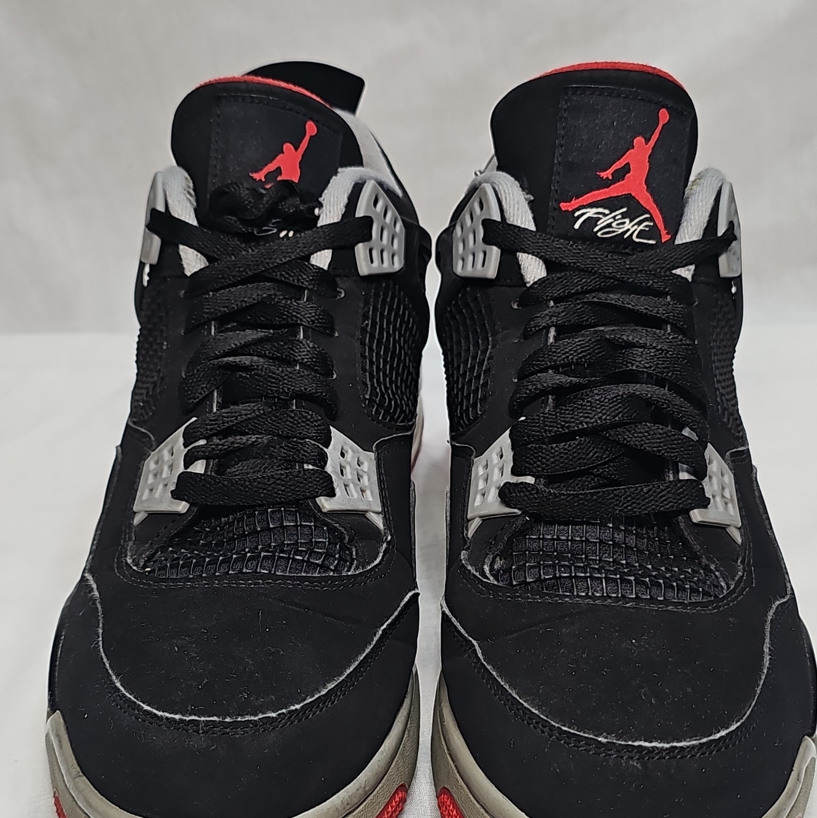 jordan air jordan 4 retro og bred black red and fire red cement colorway jordan air jordan 4 retro og bred black red and fire red cement colorway