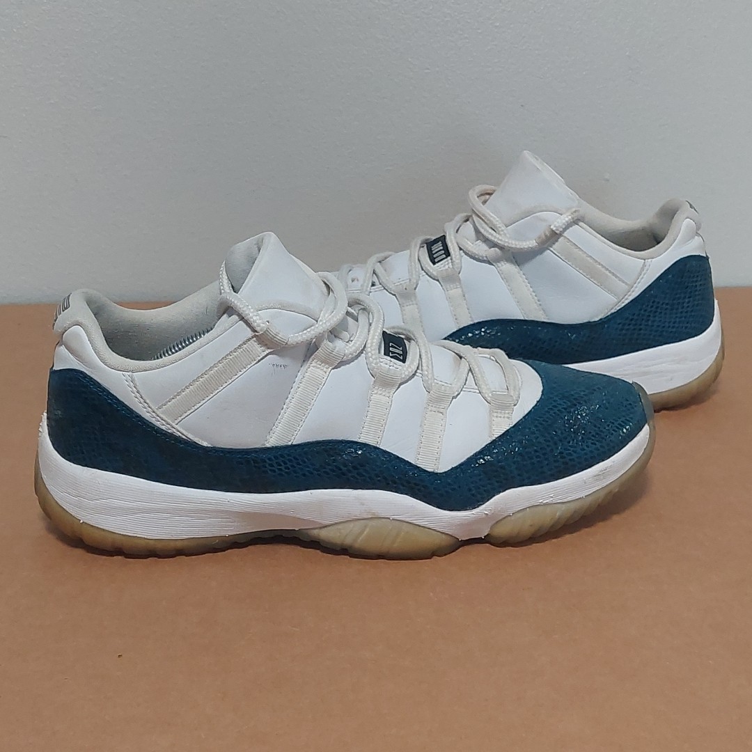air jordan 11 retro low snakeskin white black navy cd6846 102 size 12 air jordan 11 retro low snakeskin white black navy cd6846 102 size 12