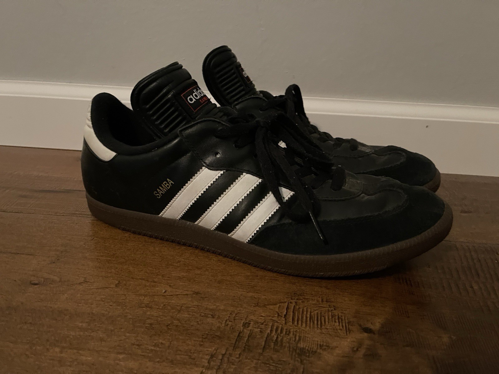 adidas samba classic black/white/black #034563 sneakers shoes men's 11.5 adidas samba classic black/white/black #034563 sneakers shoes men's 11.5