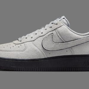 nike air force 1 '07 lv8 low suede light smoke grey black hq1966 001 sz 7 men's