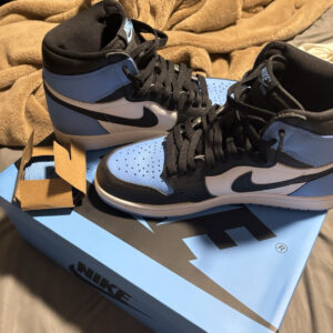 jordan air jordan 1 high university blue high top sneakers white blue black 2021