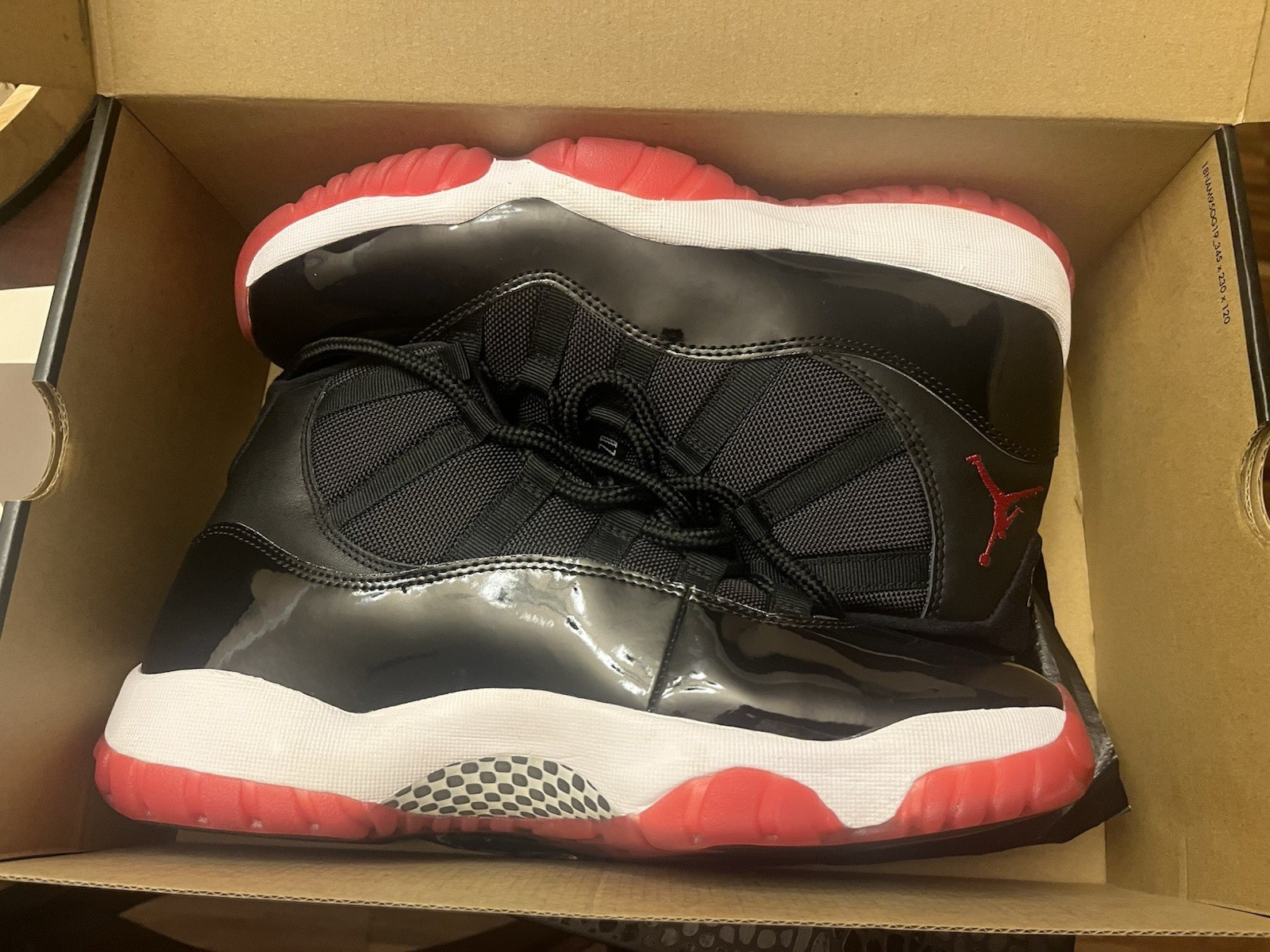 jordan air jordan 11 retro bred high top black white varsity red 2019 378037 061 jordan air jordan 11 retro bred high top black white varsity red 2019 378037 061