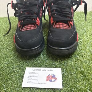 size 8.5 jordan 4 retro mid red thunder