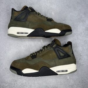 size 12m/13.5w jordan 4 retro se craft medium olive *pre owned* size 12 fb9927