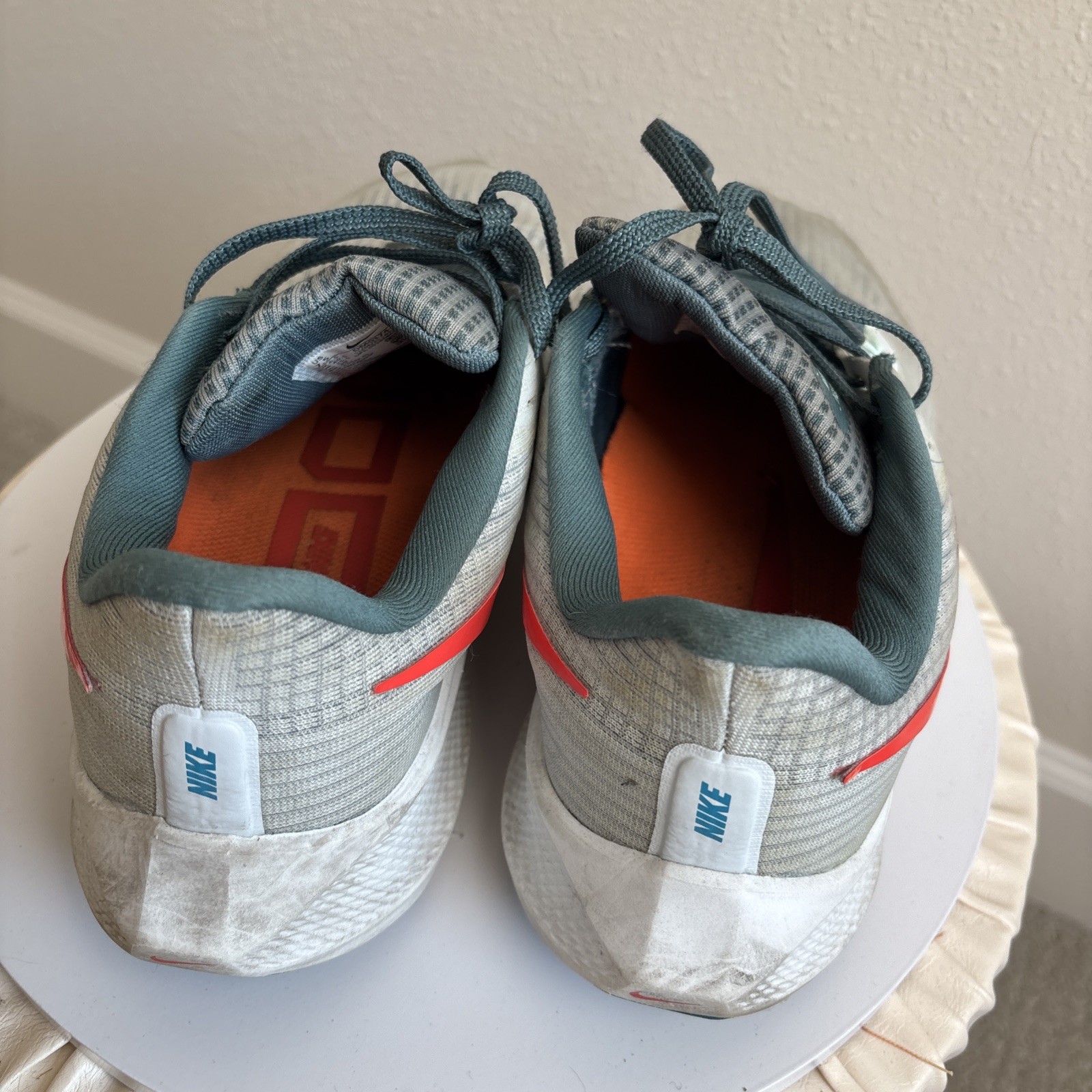 nike air zoom pegasus 39 pure platinum/total orange dh4071 003 mens shoe sz 7.5 nike air zoom pegasus 39 pure platinum/total orange dh4071 003 mens shoe sz 7.5