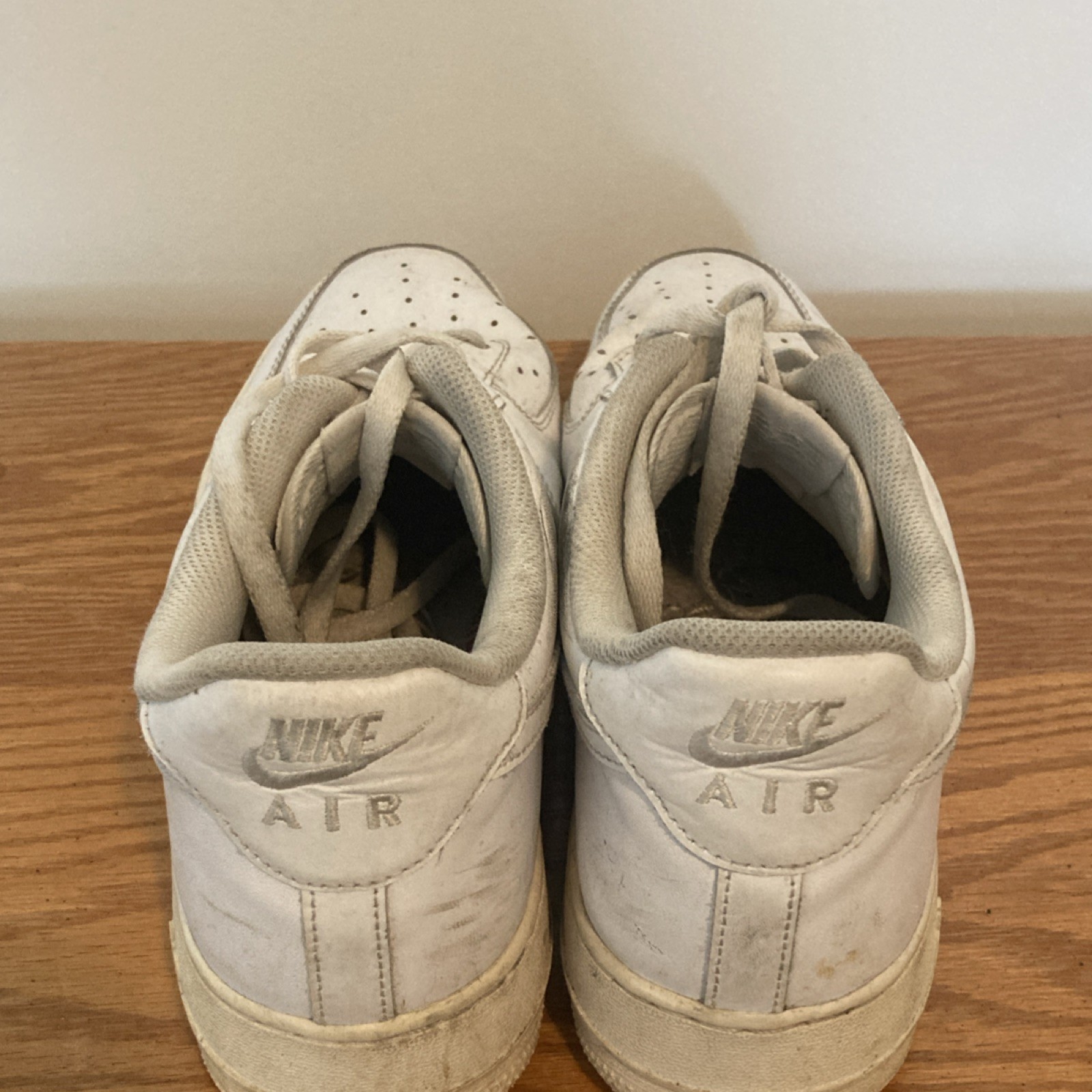 nike air force 1 '07 low top leather sneaker triple white men's cw2288 111 nike air force 1 '07 low top leather sneaker triple white men's cw2288 111