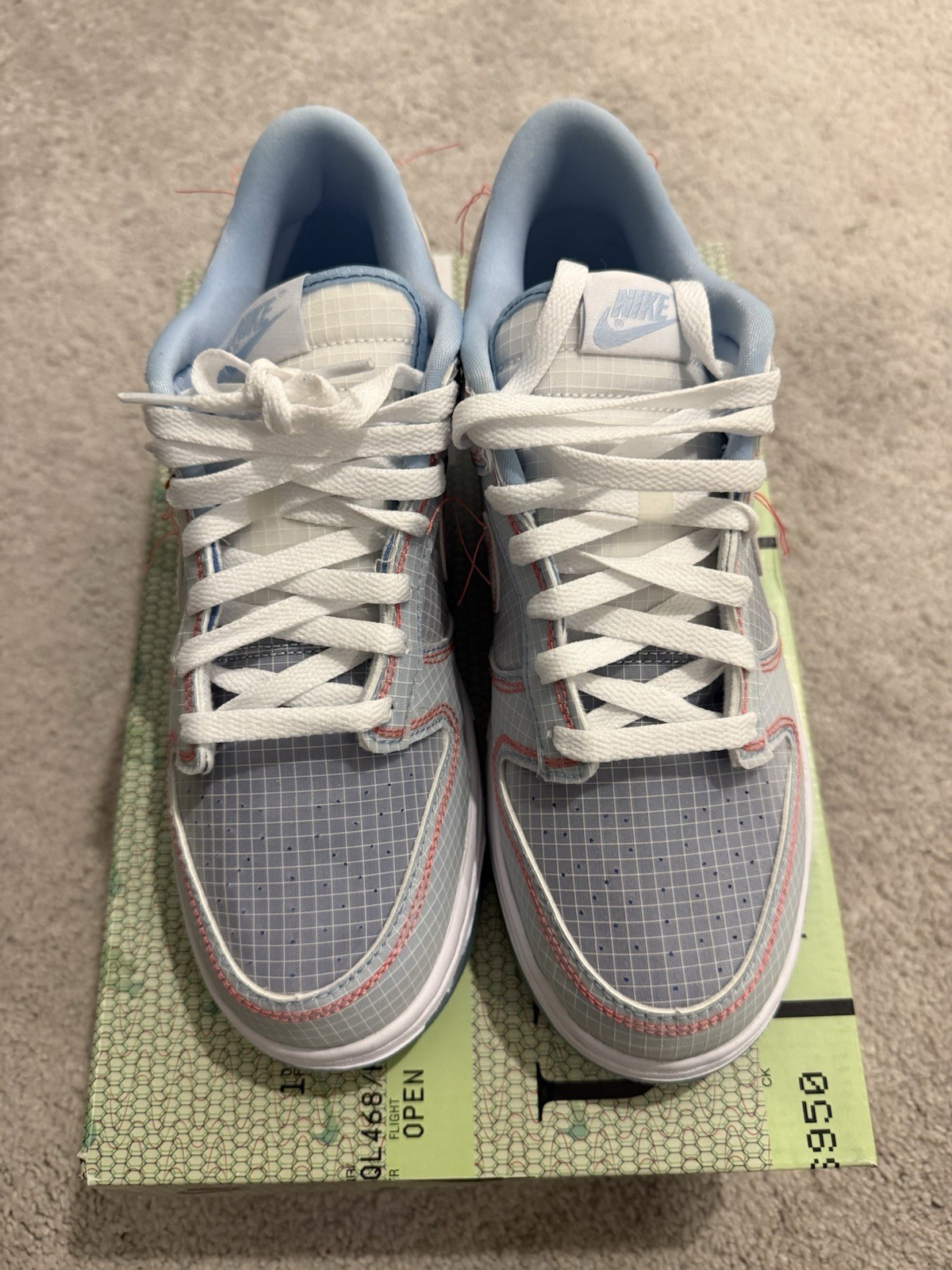 nike dunk low x union la passport pack argon men's size 8 nike dunk low x union la passport pack argon men's size 8