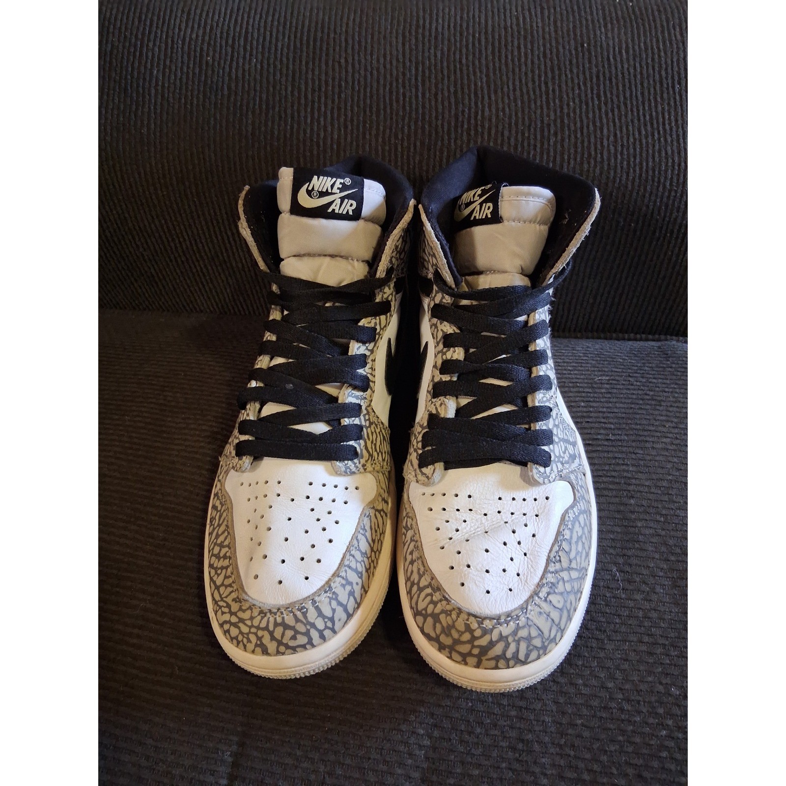 air jordan 1 retro high og white cement dz5485 052 mens 8.5 elephant print air jordan 1 retro high og white cement dz5485 052 mens 8.5 elephant print
