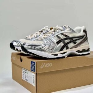 men’s shoes asics gel kayano 14(silver cream)