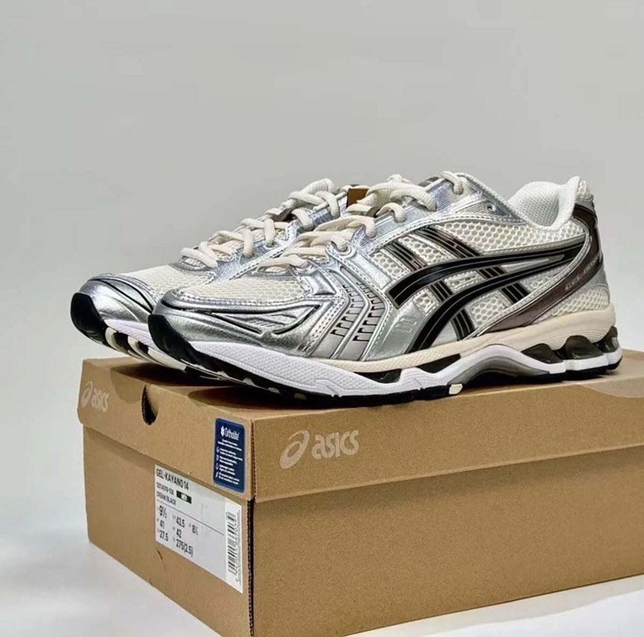 men’s shoes asics gel kayano 14(silver cream) men’s shoes asics gel kayano 14(silver cream)